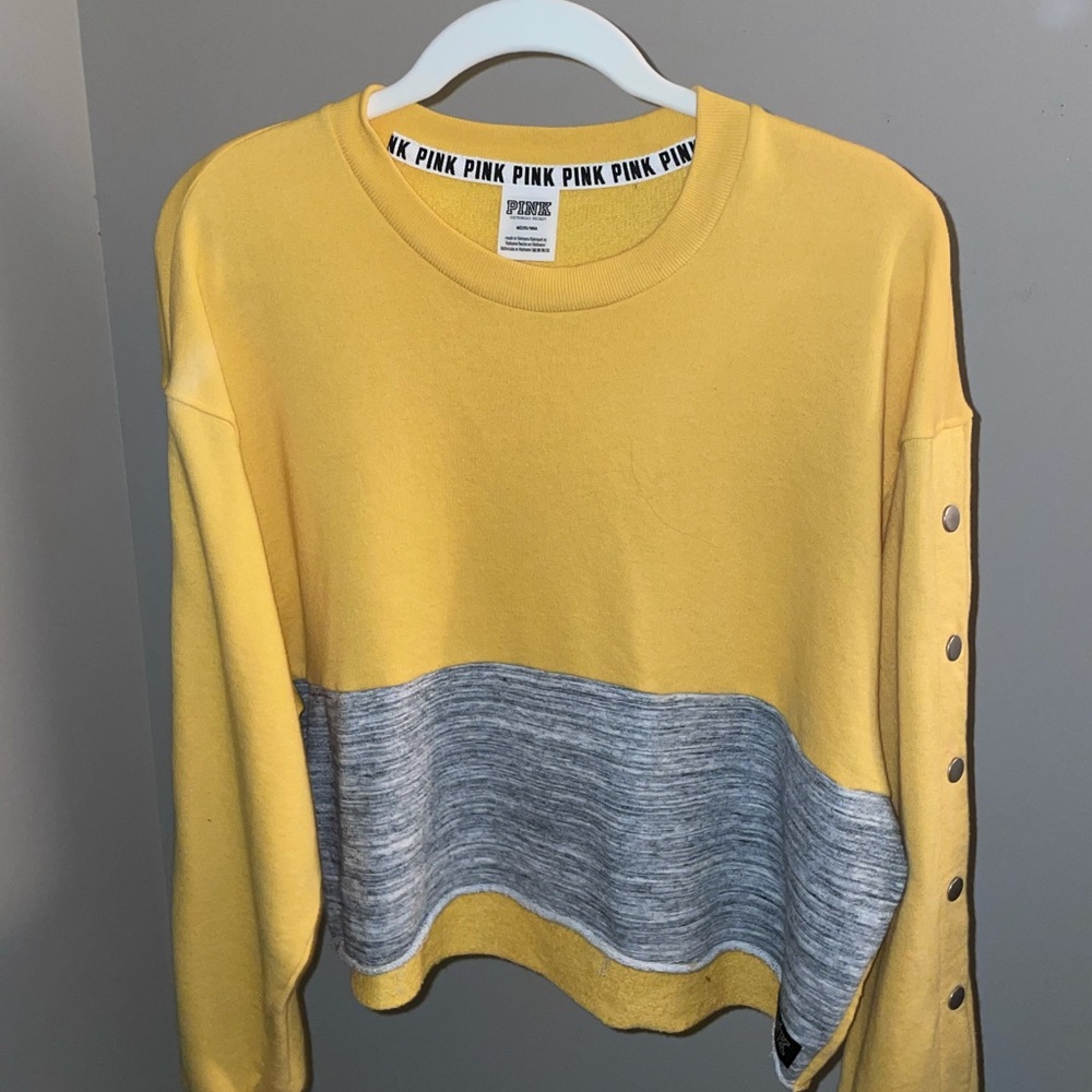 PINK -crop sweatshirt